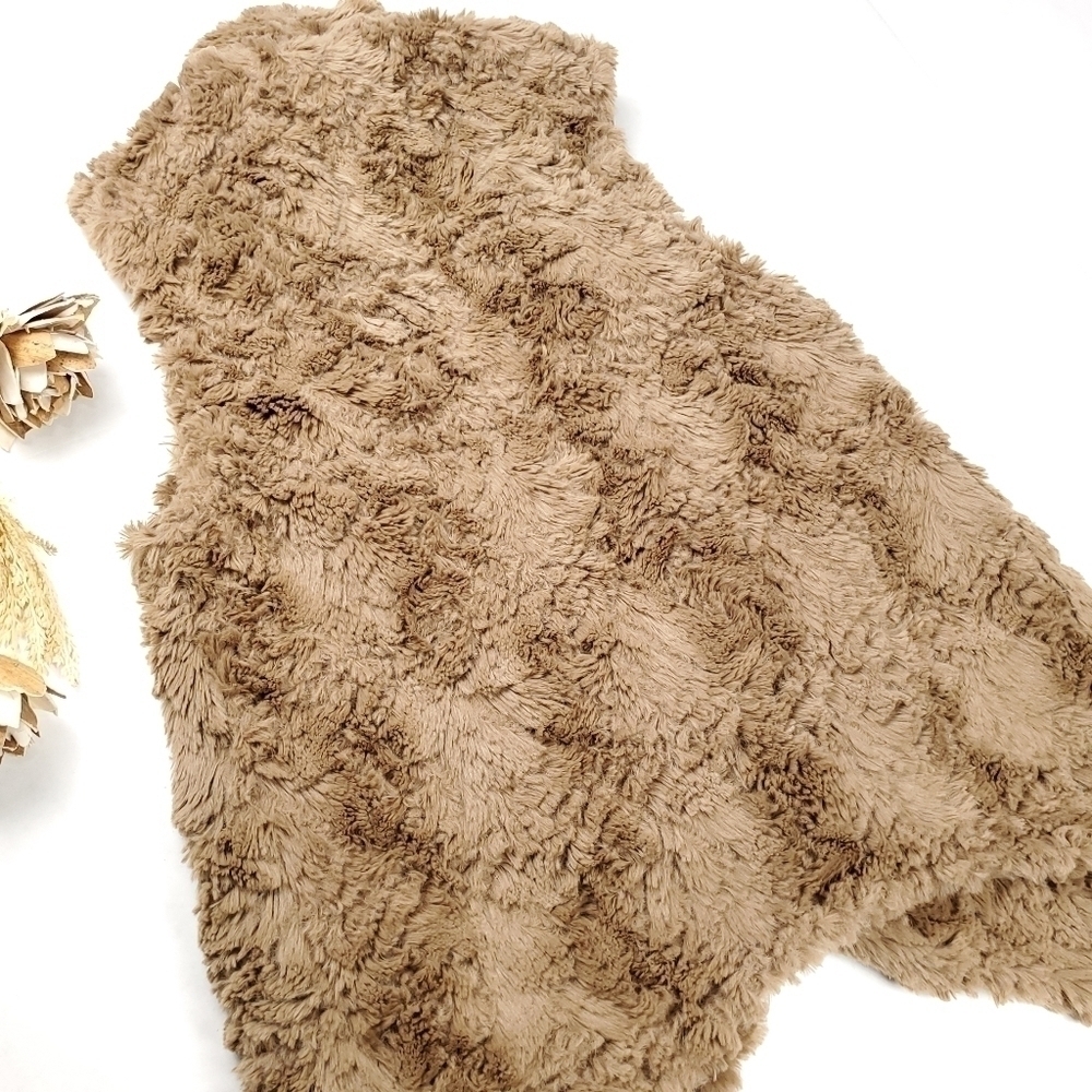 New Dylan Tan Brown plush Poly Fleece sz Xs - Picture 4 of 10